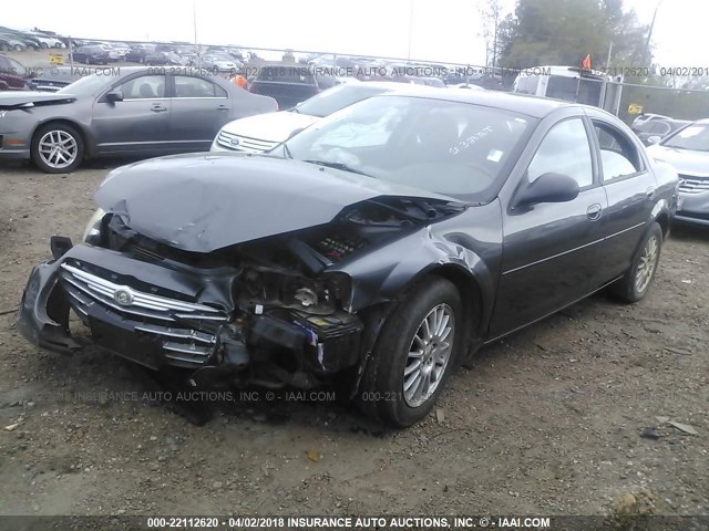 1C3EL46X35N703065 - 2005 CHRYSLER SEBRING GRAY photo 2