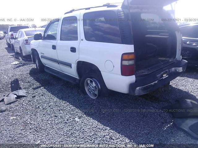 1GNEC13T6YJ106457 - 2000 CHEVROLET TAHOE C1500 WHITE photo 3