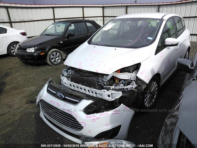 1FADP5AU1DL517491 - 2013 FORD C-MAX SE WHITE photo 2