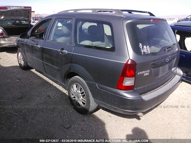 1FAFP36N67W139864 - 2007 FORD FOCUS ZXW/S/SE/SES GRAY photo 3