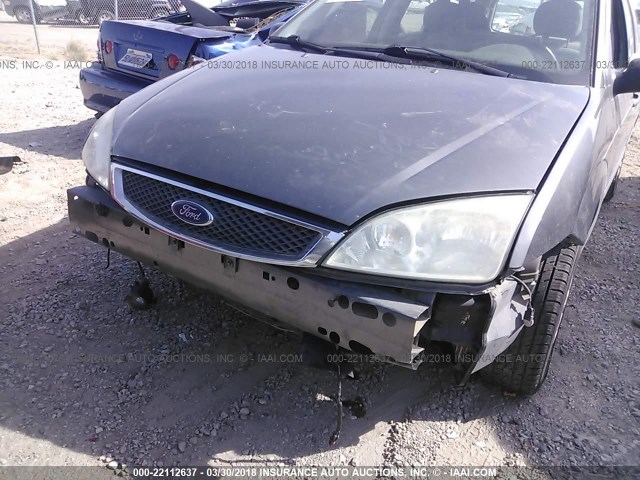 1FAFP36N67W139864 - 2007 FORD FOCUS ZXW/S/SE/SES GRAY photo 6