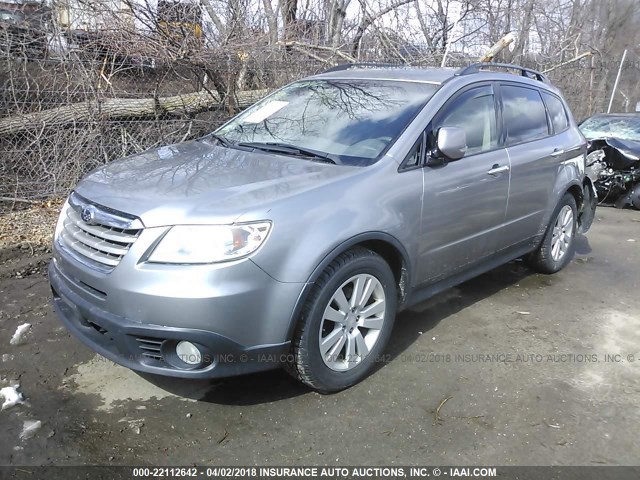 4S4WX92D584403997 - 2008 SUBARU TRIBECA LIMITED GRAY photo 2