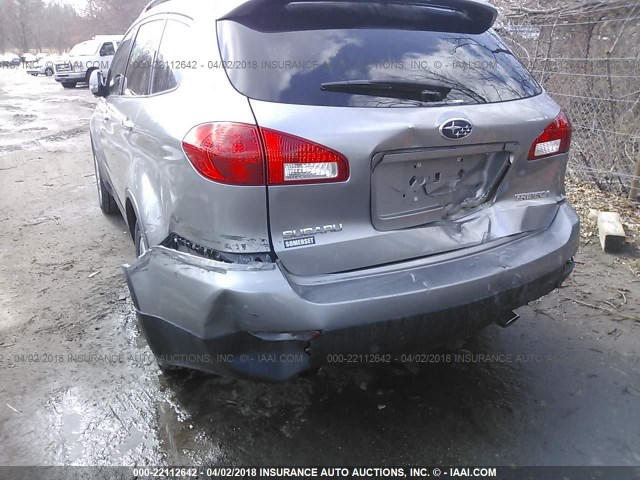 4S4WX92D584403997 - 2008 SUBARU TRIBECA LIMITED GRAY photo 6