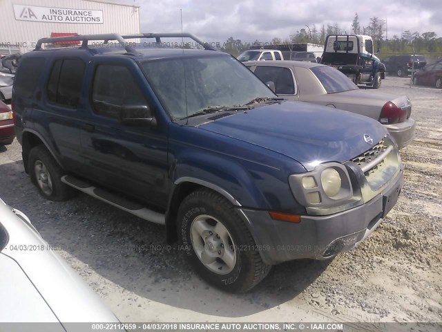 5N1ED28T03C681618 - 2003 NISSAN XTERRA XE/SE BLUE photo 1