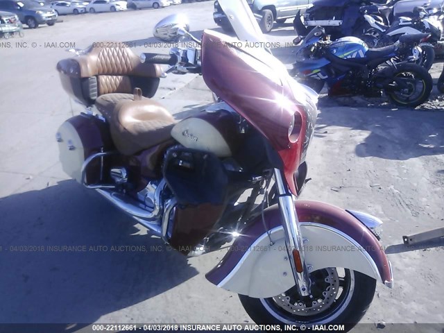 56KTRAAA6F3321235 - 2015 INDIAN MOTORCYCLE CO. ROADMASTER RED photo 1