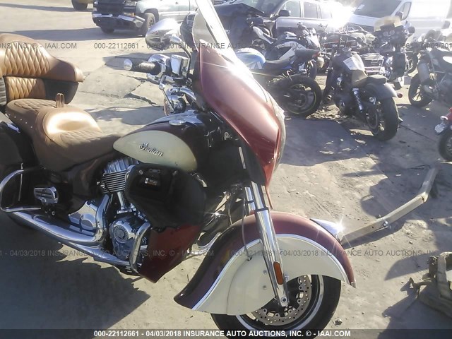 56KTRAAA6F3321235 - 2015 INDIAN MOTORCYCLE CO. ROADMASTER RED photo 5