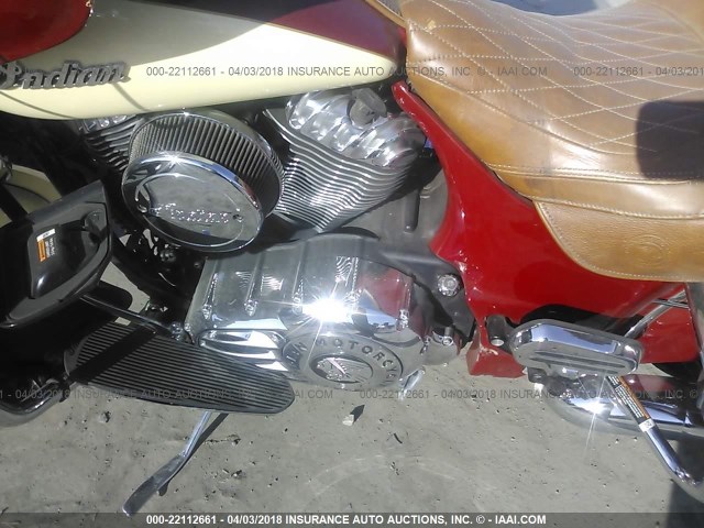 56KTRAAA6F3321235 - 2015 INDIAN MOTORCYCLE CO. ROADMASTER RED photo 9