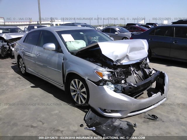 4T1BK3DB7CU458613 - 2012 TOYOTA AVALON LIMITED SILVER photo 1