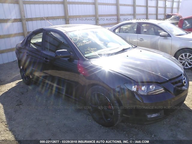 JM1BK323271628867 - 2007 MAZDA 3 S BLACK photo 1