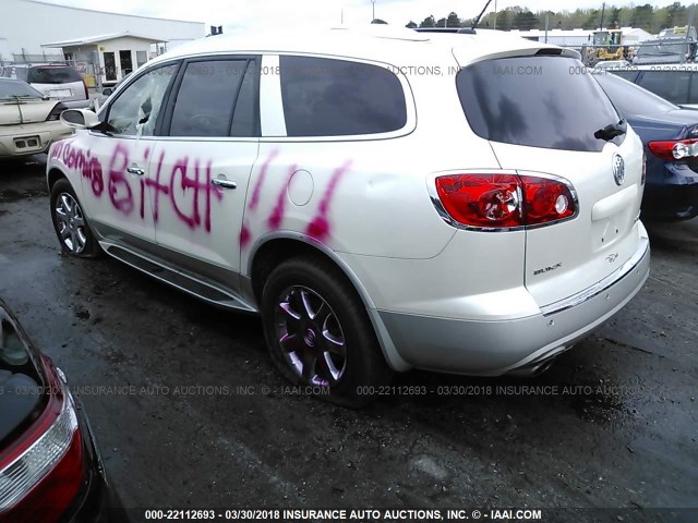 5GAER23D99J123519 - 2009 BUICK ENCLAVE CXL Blanc photo 3