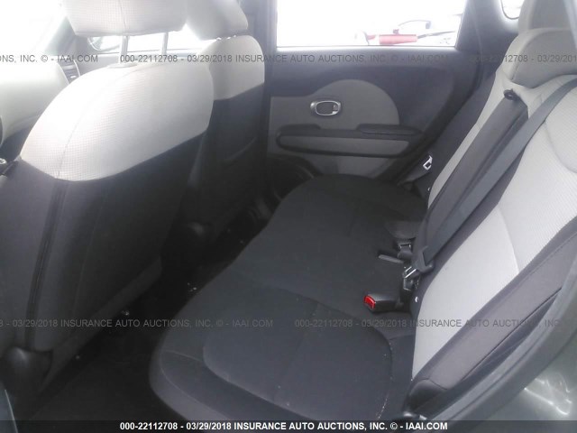 KNDJN2A22E7103601 - 2014 KIA SOUL GRAY photo 8