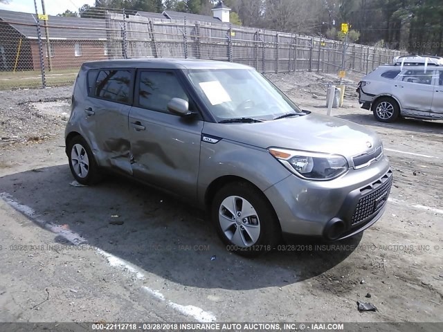 KNDJN2A2XG7367524 - 2016 KIA SOUL GRAY photo 1