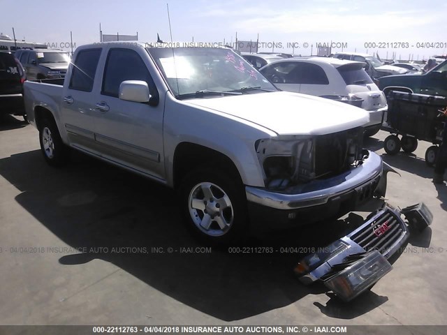 1GTD5MF94C8114279 - 2012 GMC CANYON SLE SILVER photo 1