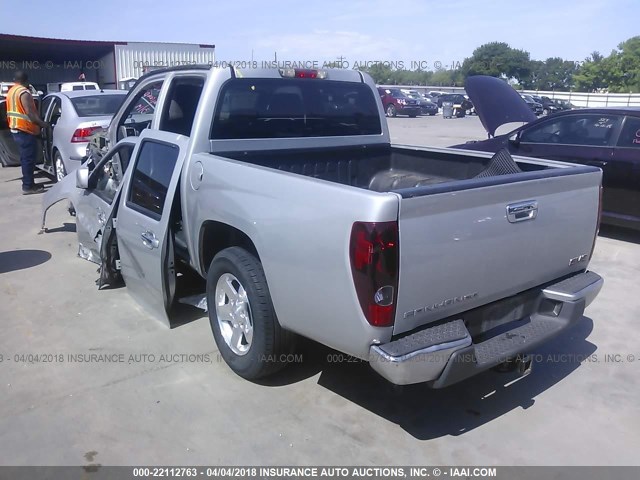 1GTD5MF94C8114279 - 2012 GMC CANYON SLE SILVER photo 3