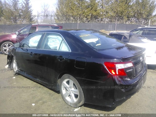 4T1BF1FK3EU813785 - 2014 TOYOTA CAMRY L/SE/LE/XLE 黑色 照片 3