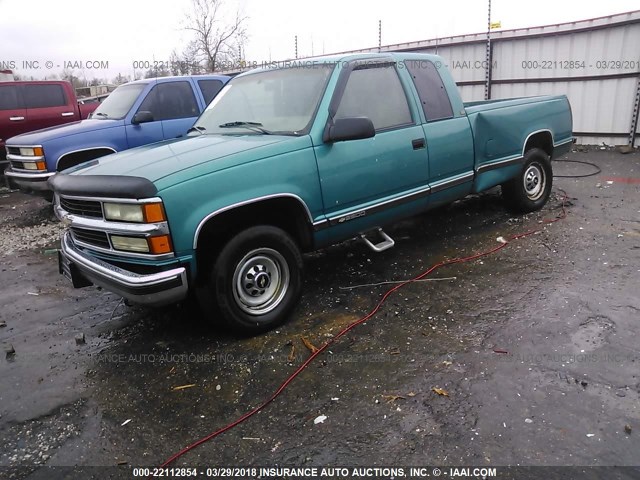 1GCGC29K9SE137630 - 1995 CHEVROLET GMT-400 C2500 GREEN photo 2