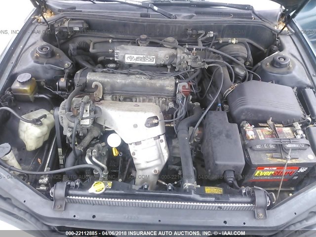 4T1BG12K0TU725356 - 1996 TOYOTA CAMRY DX/LE/XLE GREEN photo 10