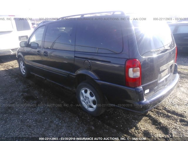 1GHDX03E41D298027 - 2001 OLDSMOBILE SILHOUETTE BLUE photo 3