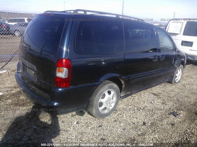 1GHDX03E41D298027 - 2001 OLDSMOBILE SILHOUETTE BLUE photo 4