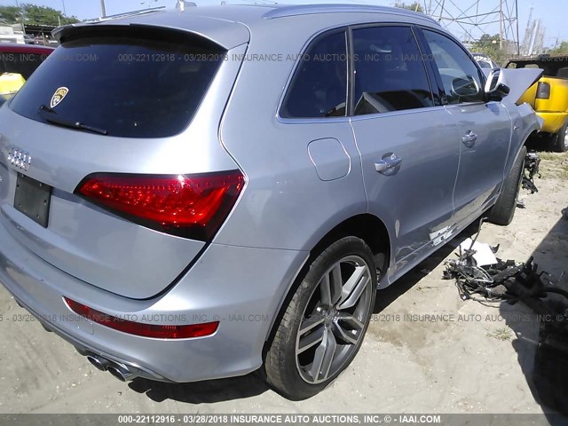 WA1VCAFP5HA038556 - 2017 AUDI SQ5 PRESTIGE SILVER photo 4