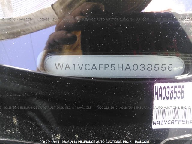 WA1VCAFP5HA038556 - 2017 AUDI SQ5 PRESTIGE SILVER photo 9