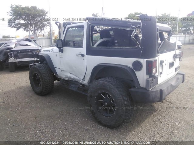 1C4AJWAG0DL510109 - 2013 JEEP WRANGLER SPORT Ağ foto 3