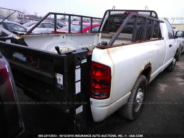 3D7KA26D83G769914 - 2003 DODGE RAM 2500 ST/SLT WHITE photo 4