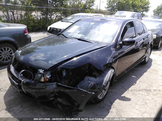 1HGCP25899A037091 - 2009 HONDA ACCORD EXL BLACK photo 2