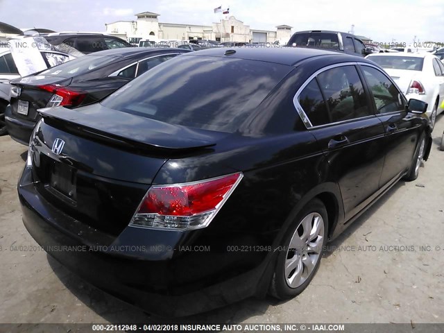 1HGCP25899A037091 - 2009 HONDA ACCORD EXL BLACK photo 4