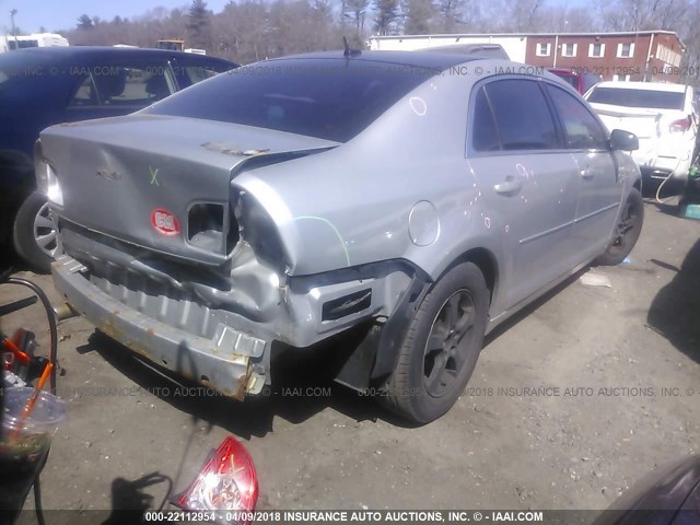 1G1ZC5EB7AF257069 - 2010 CHEVROLET MALIBU 1LT 银色 照片 4