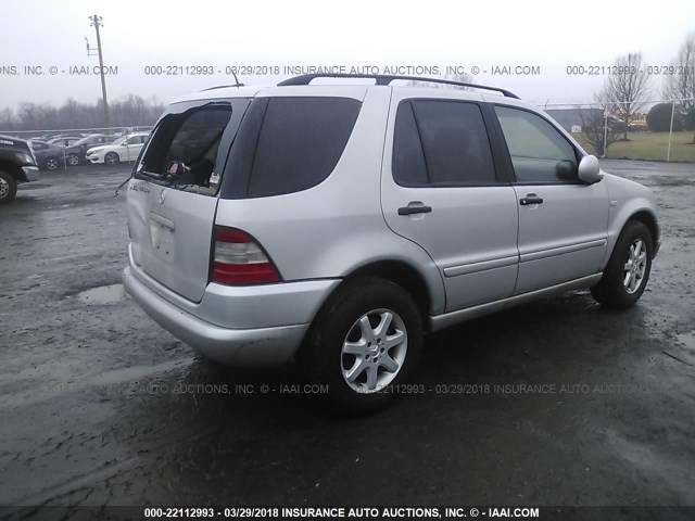 4JGAB72E5YA145617 - 2000 MERCEDES-BENZ ML 430 灰色 照片 4