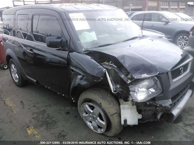 5J6YH18563L009784 - 2003 HONDA ELEMENT EX BLACK photo 1