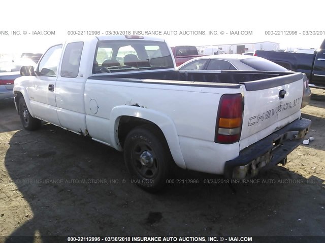 2GCEC19T9X1151675 - 1999 CHEVROLET SILVERADO C1500 WHITE photo 3