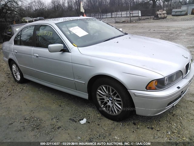 WBADT63492CH96923 - 2002 BMW 530 I AUTOMATIC SILVER photo 1