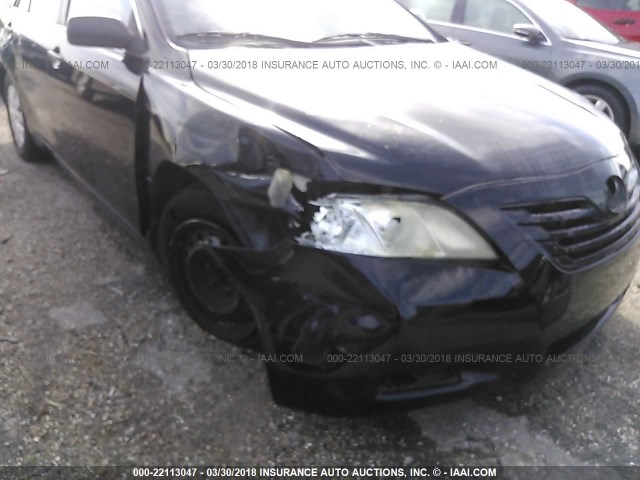 4T1BE46K37U689279 - 2007 TOYOTA CAMRY NEW GENERAT CE/LE/XLE/SE BLACK photo 6
