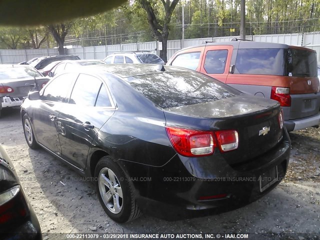 1G11B5SL0EF122020 - 2014 CHEVROLET MALIBU LS BLACK photo 3