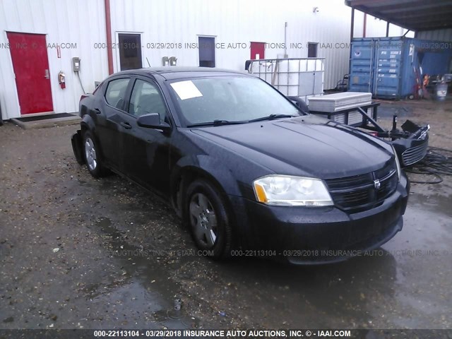 1B3CC4FB6AN186914 - 2010 DODGE AVENGER SXT BLACK photo 1