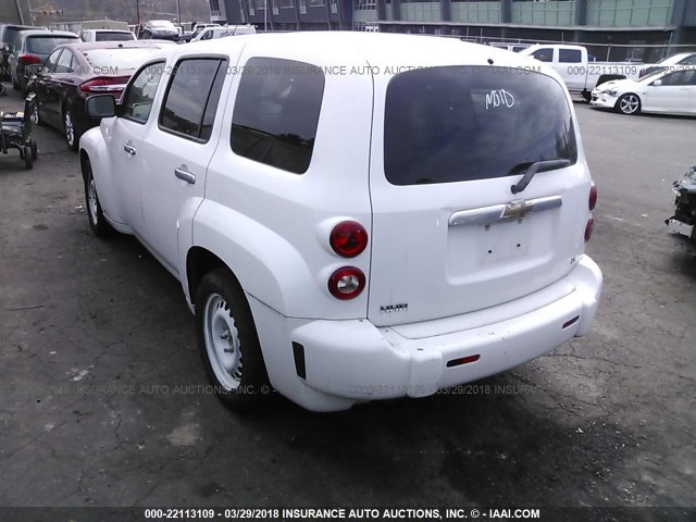 3GNDA13D16S577745 - 2006 CHEVROLET HHR LS WHITE photo 3