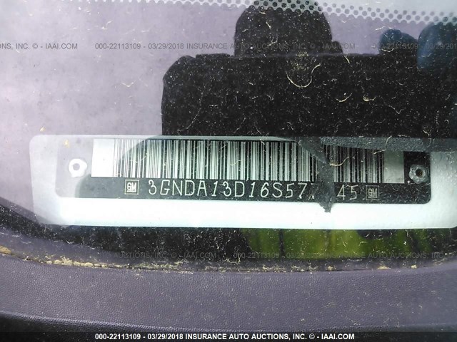 3GNDA13D16S577745 - 2006 CHEVROLET HHR LS WHITE photo 9