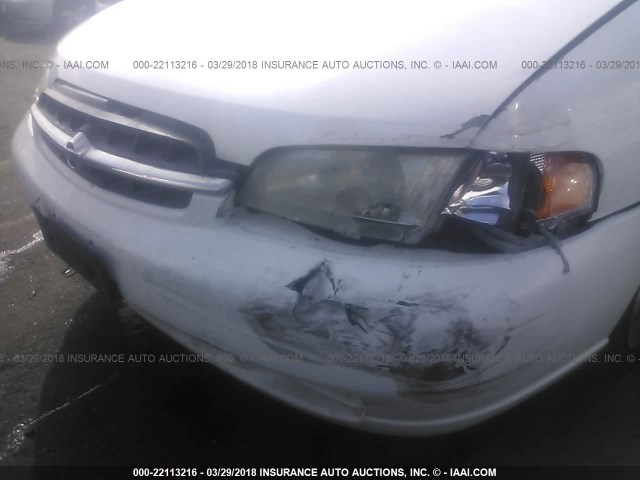 1N4DL01D9XC252001 - 1999 NISSAN ALTIMA XE/GXE/SE/GLE WHITE photo 6