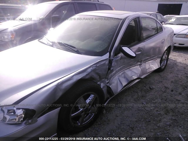 1G2NF52E14M554242 - 2004 PONTIAC GRAND AM SE1 SILVER photo 6