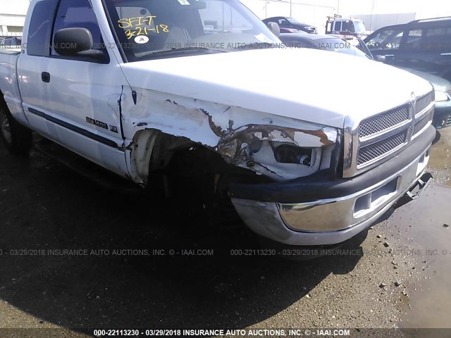 1B7HC13Y51J616550 - 2001 DODGE RAM 1500 WHITE photo 6