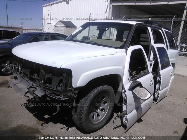 1GNEK13Z23R133558 - 2003 CHEVROLET TAHOE K1500 WHITE photo 2