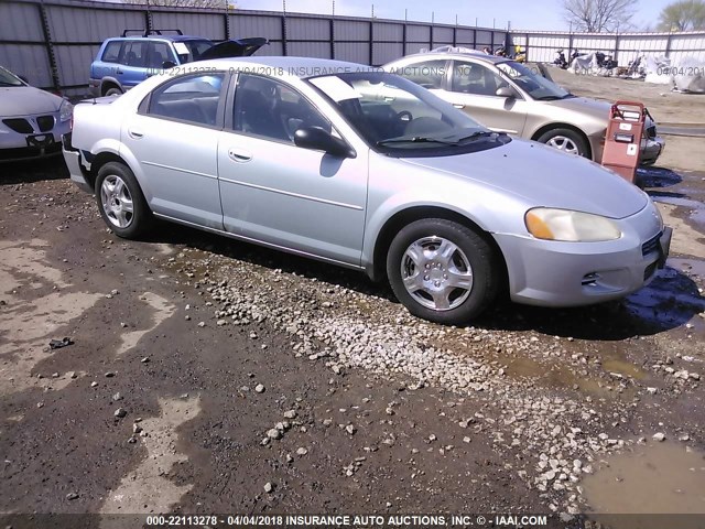 1B3EL36X52N232619 - 2002 DODGE STRATUS SE Light Blue photo 1