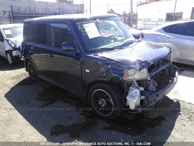JTLKT324964091275 - 2006 TOYOTA SCION XB BLUE photo 1