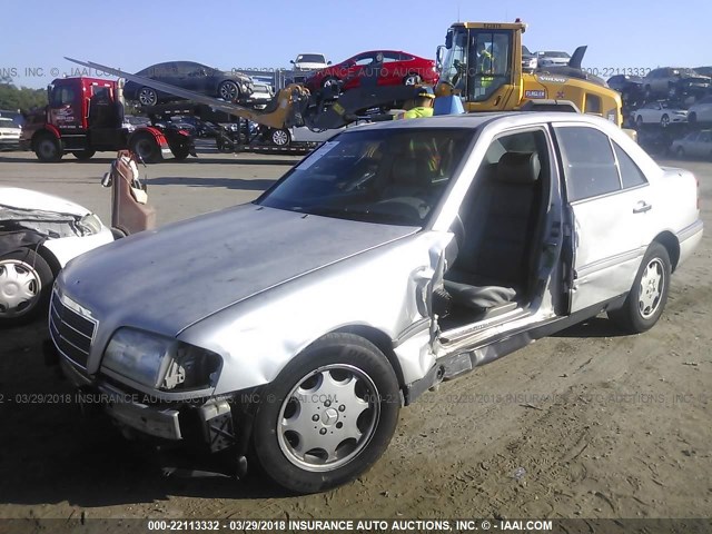 WDBHA22E8RF050867 - 1994 MERCEDES-BENZ C 220 SILVER photo 2