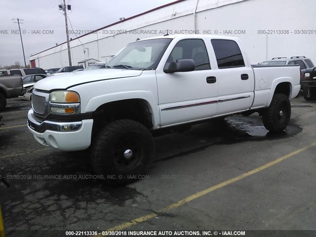 1GTHK23163F163976 - 2003 GMC SIERRA K2500 HEAVY DUTY WHITE photo 2