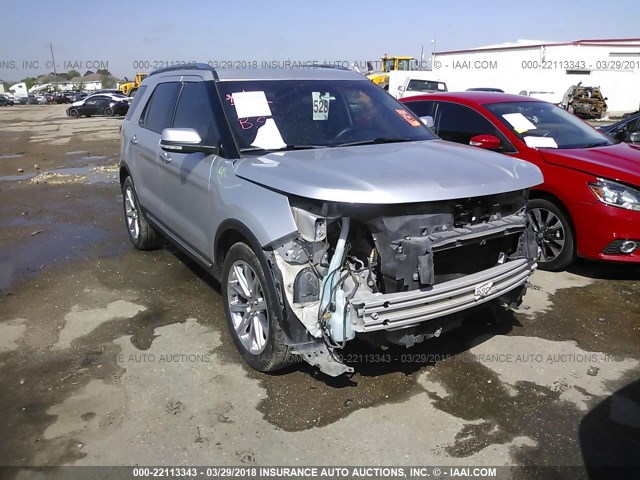 1FM5K7F87GGA79640 - 2016 FORD EXPLORER LIMITED 银色 照片 1