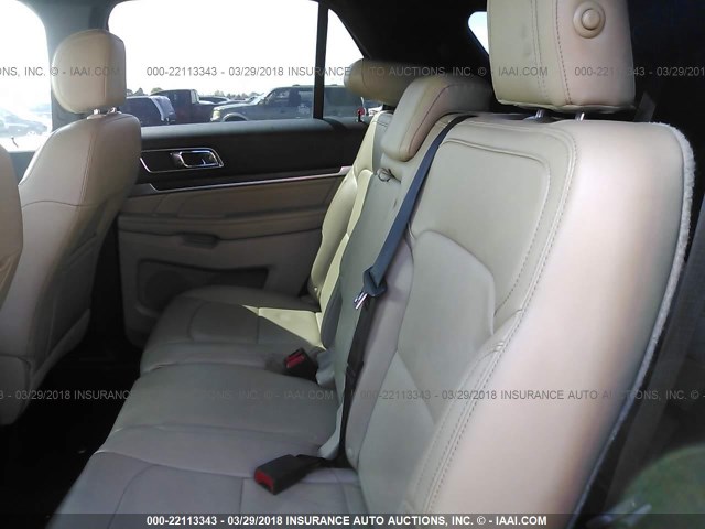 1FM5K7F87GGA79640 - 2016 FORD EXPLORER LIMITED 银色 照片 8