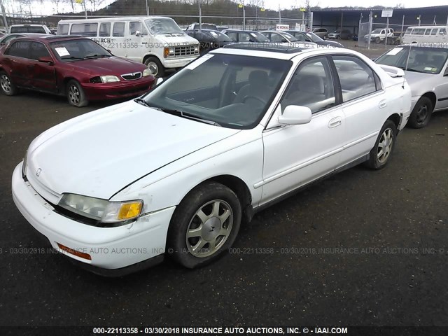 1HGCD5655RA146825 - 1994 HONDA ACCORD EX/EX-R WHITE photo 2